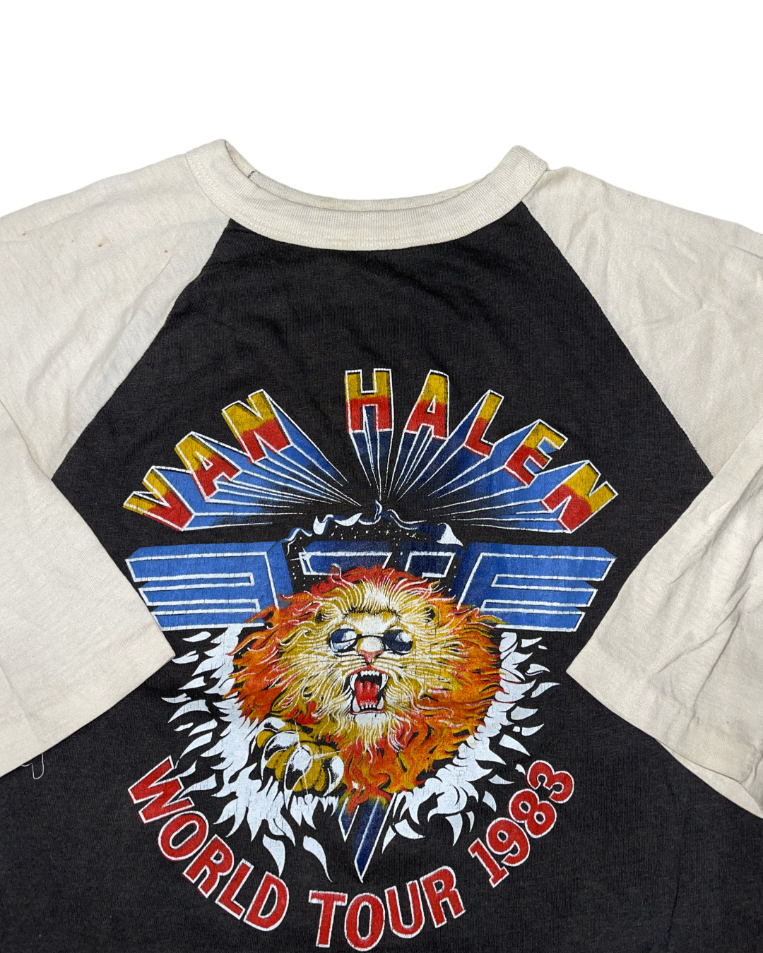Van Halen — Diver Down Raglan vintage concert t-shirt