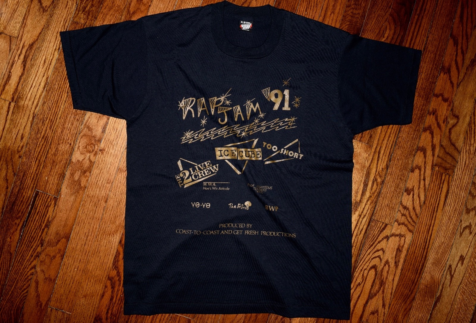 Ice Cube — Rap Jam 2 live crew too short hip hop vintage concert t-shirt
