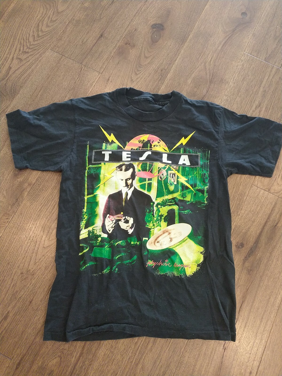 Tesla — Psychotic Supper Tour vintage concert t-shirt
