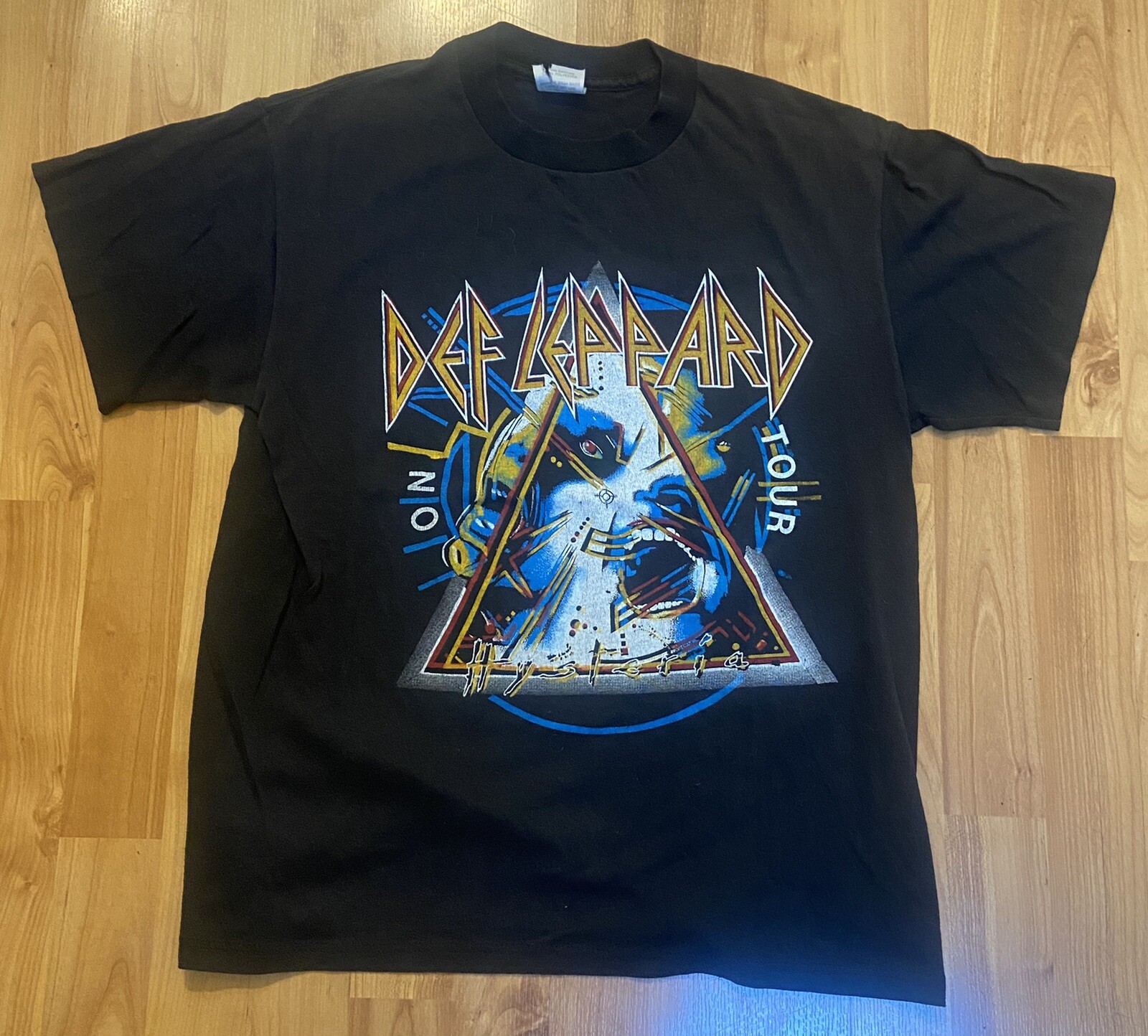 Def Leppard — Hysteria Tour vintage concert t-shirt