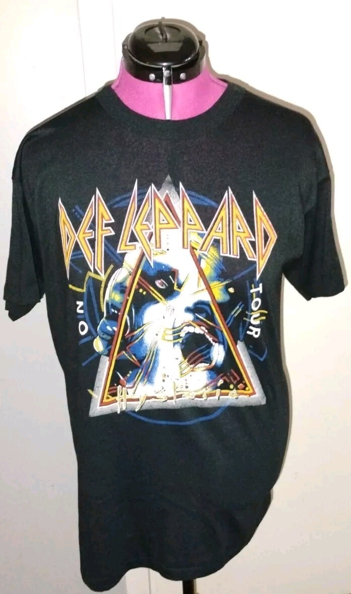 Def Leppard — Hysteria Swing Tour vintage concert t-shirt