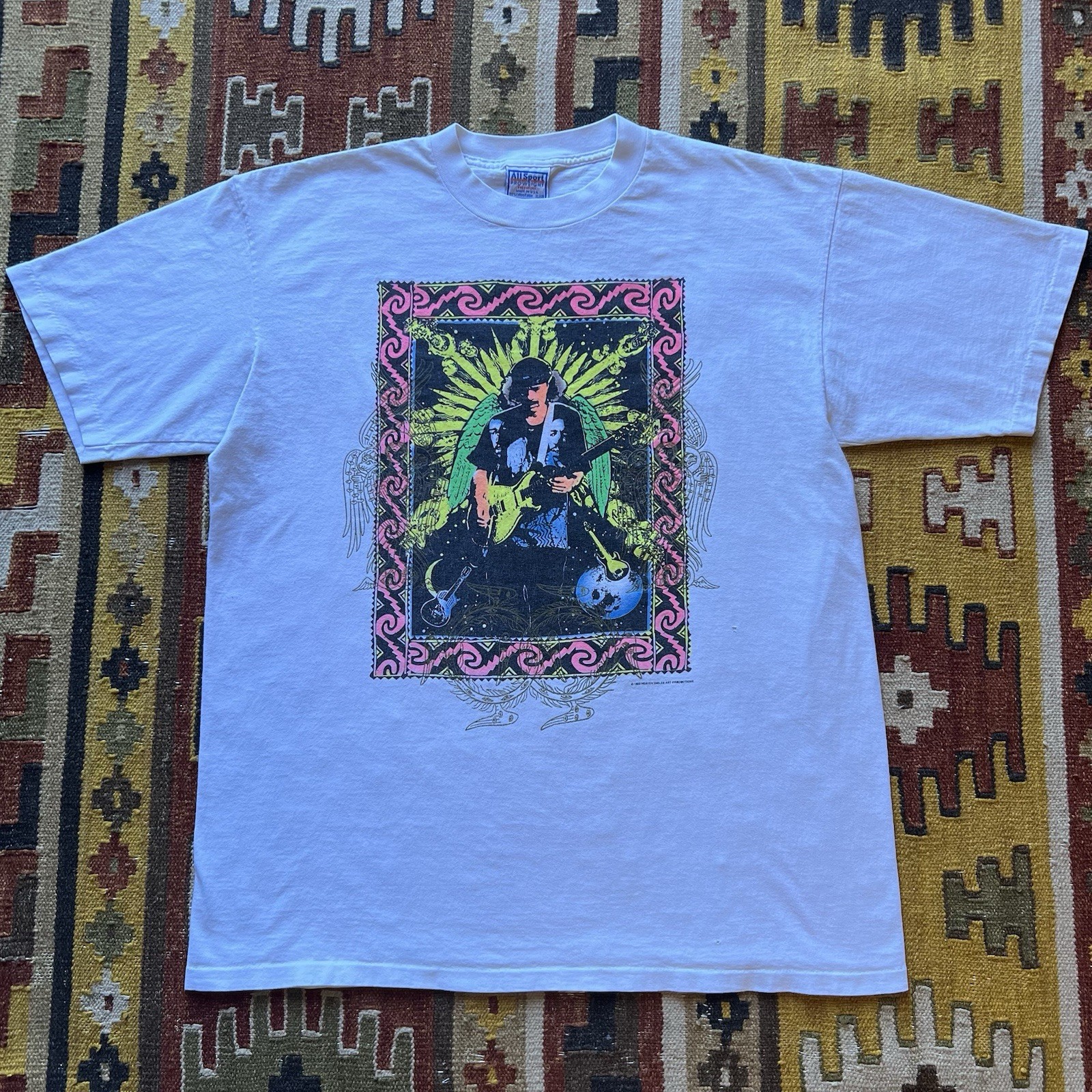 Santana — Heaven Smiles World Tour vintage concert t-shirt