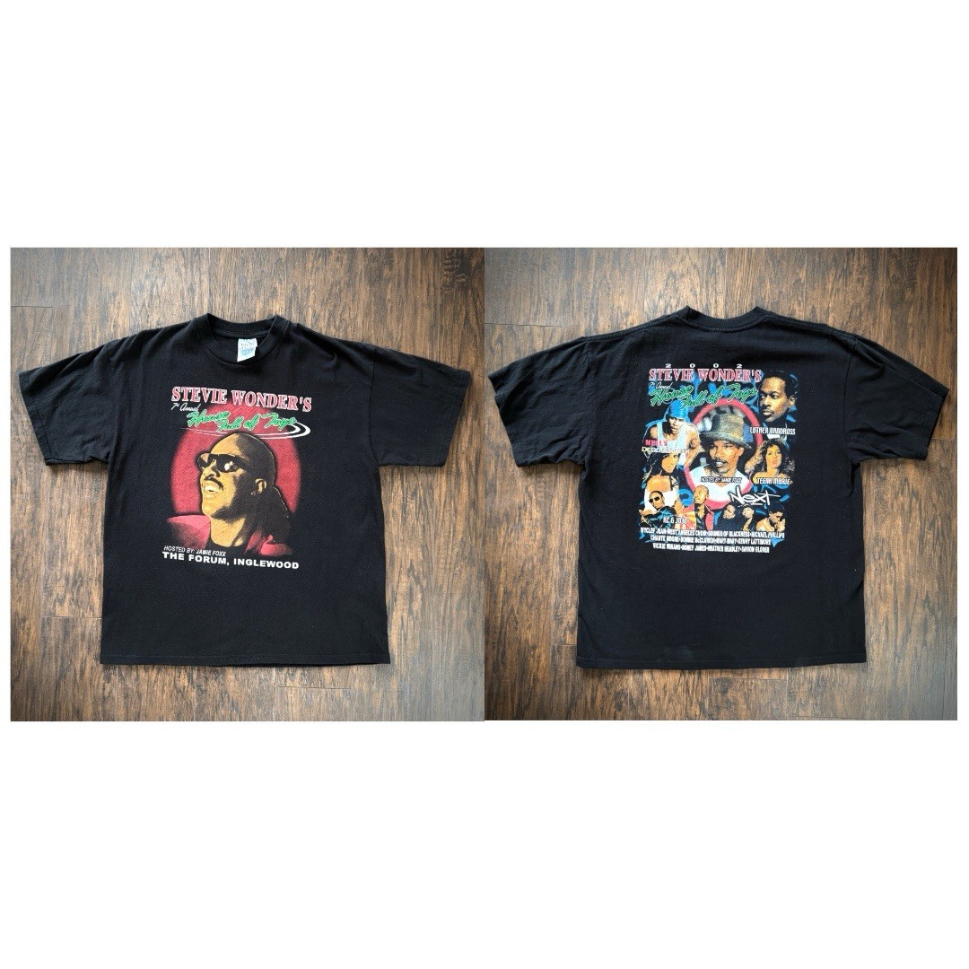 Stevie Wonder — House Full of Toys vintage concert t-shirt