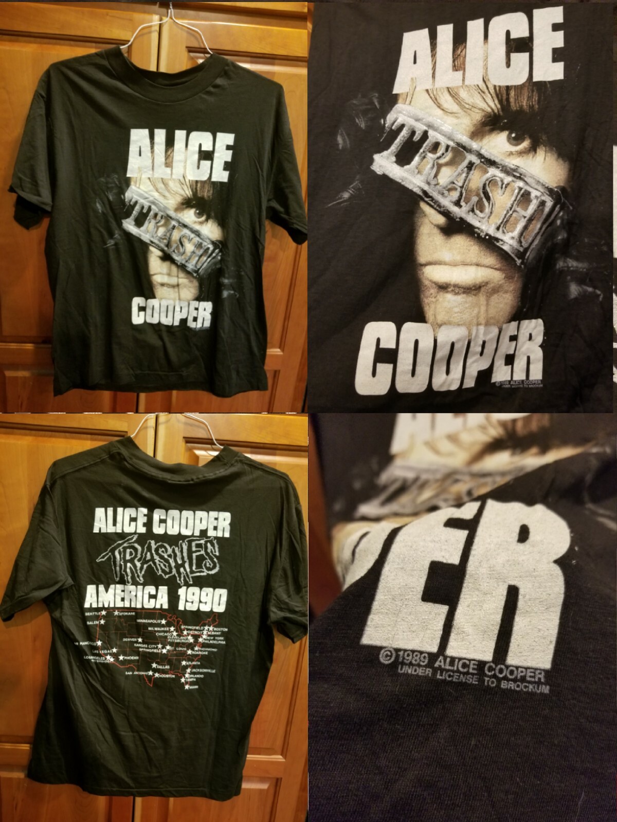 Alice Cooper — Shock Rock Goth vintage concert t-shirt