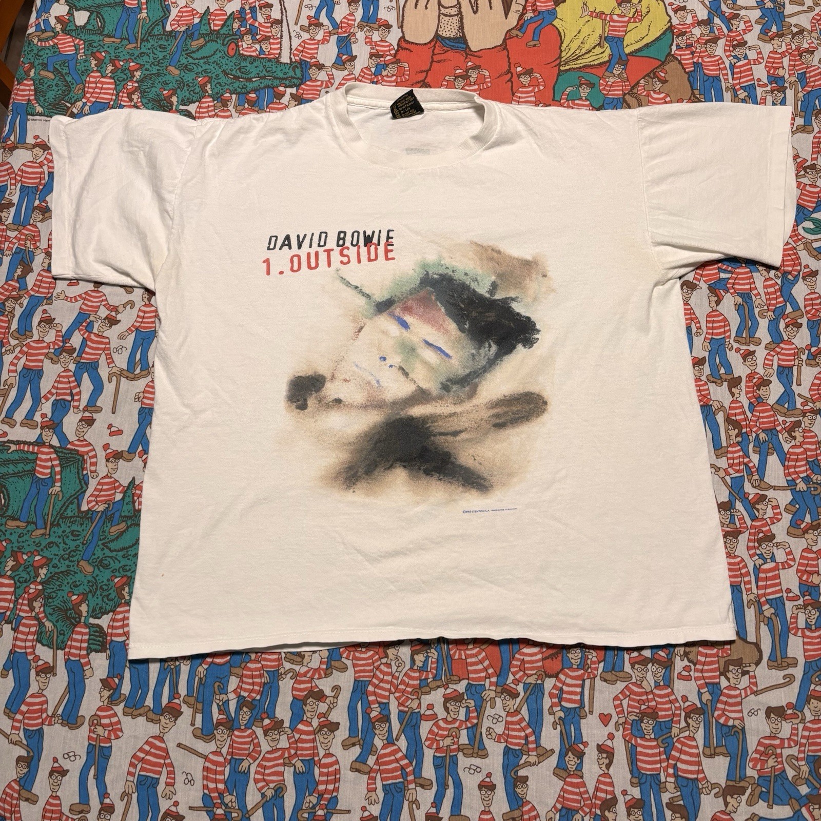 David Bowie — Outside Tour Brockum vintage concert t-shirt