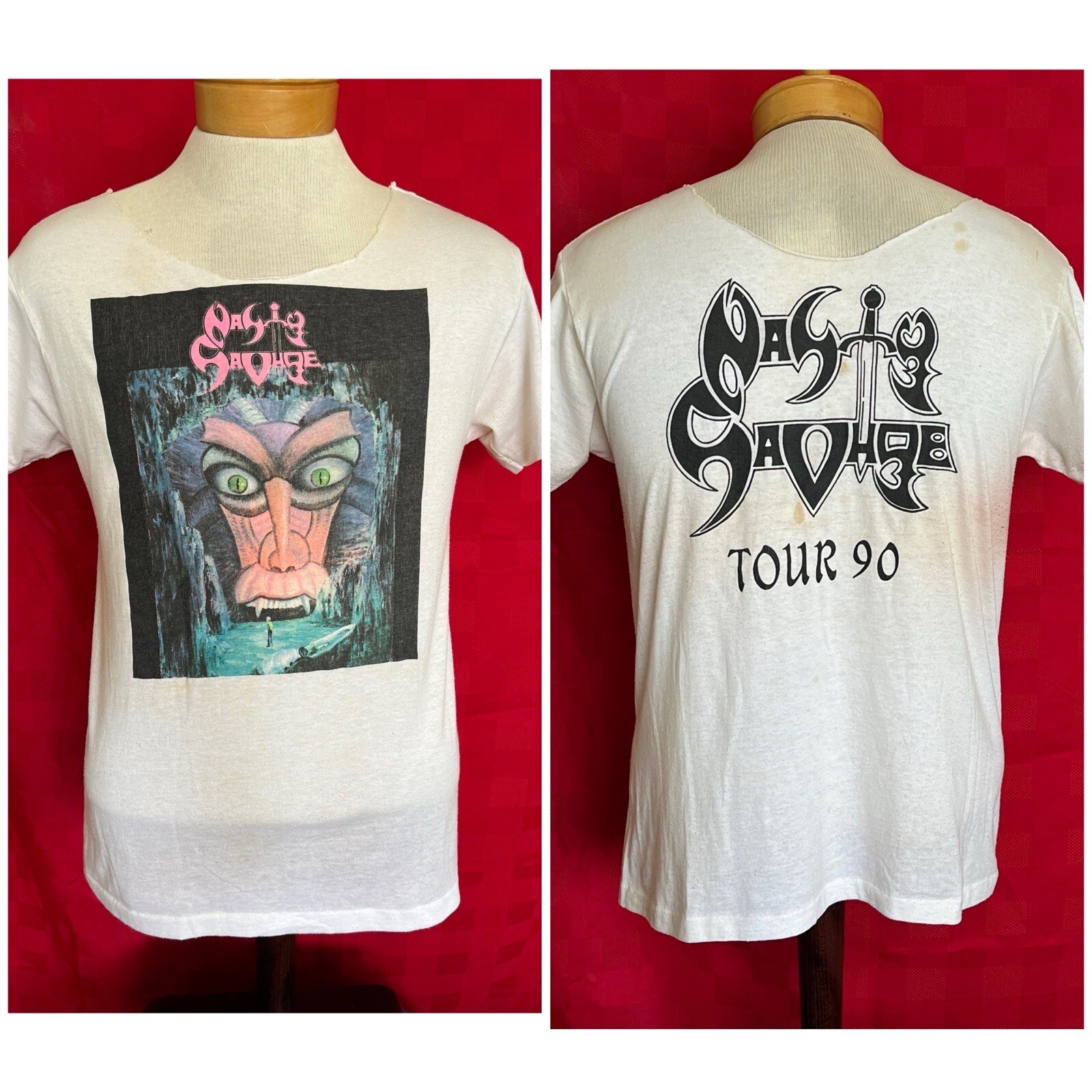 Nasty Savage — Heavy Metal Thrash vintage concert t-shirt