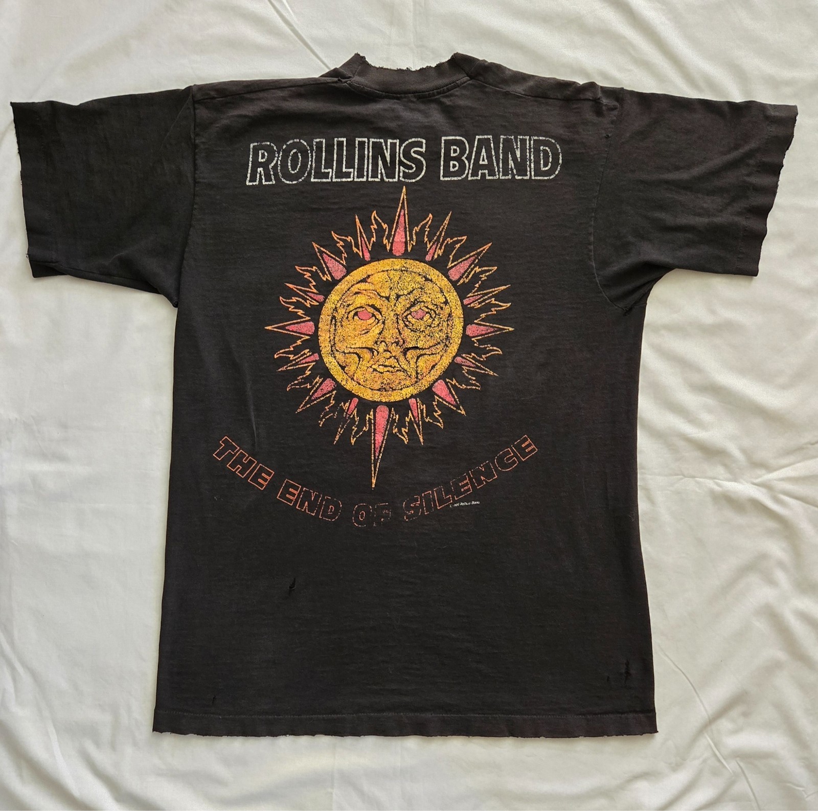 Henry Rollins — Silence Sucks vintage concert t-shirt
