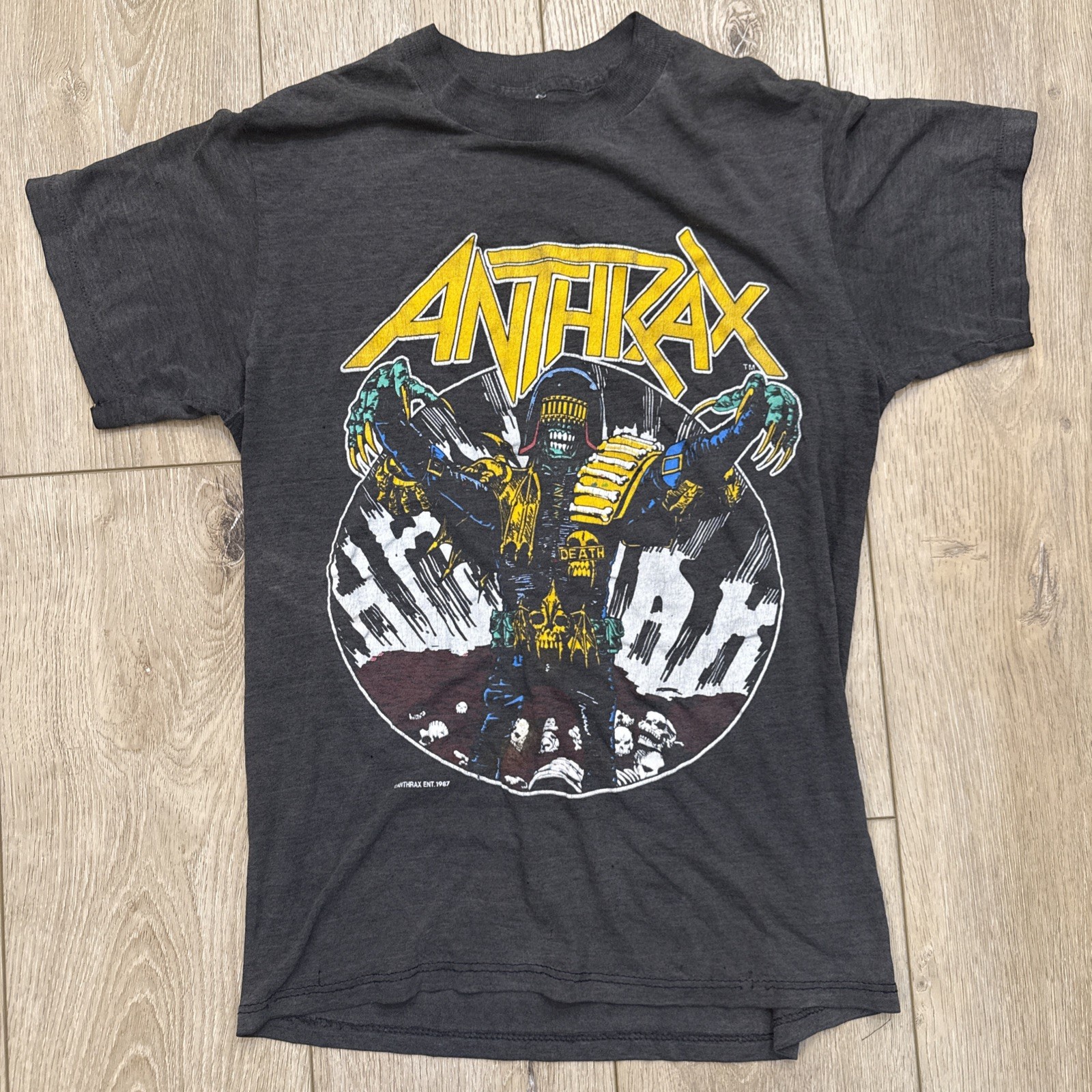 Anthrax — Among The Living / Judge Dredd vintage concert t-shirt