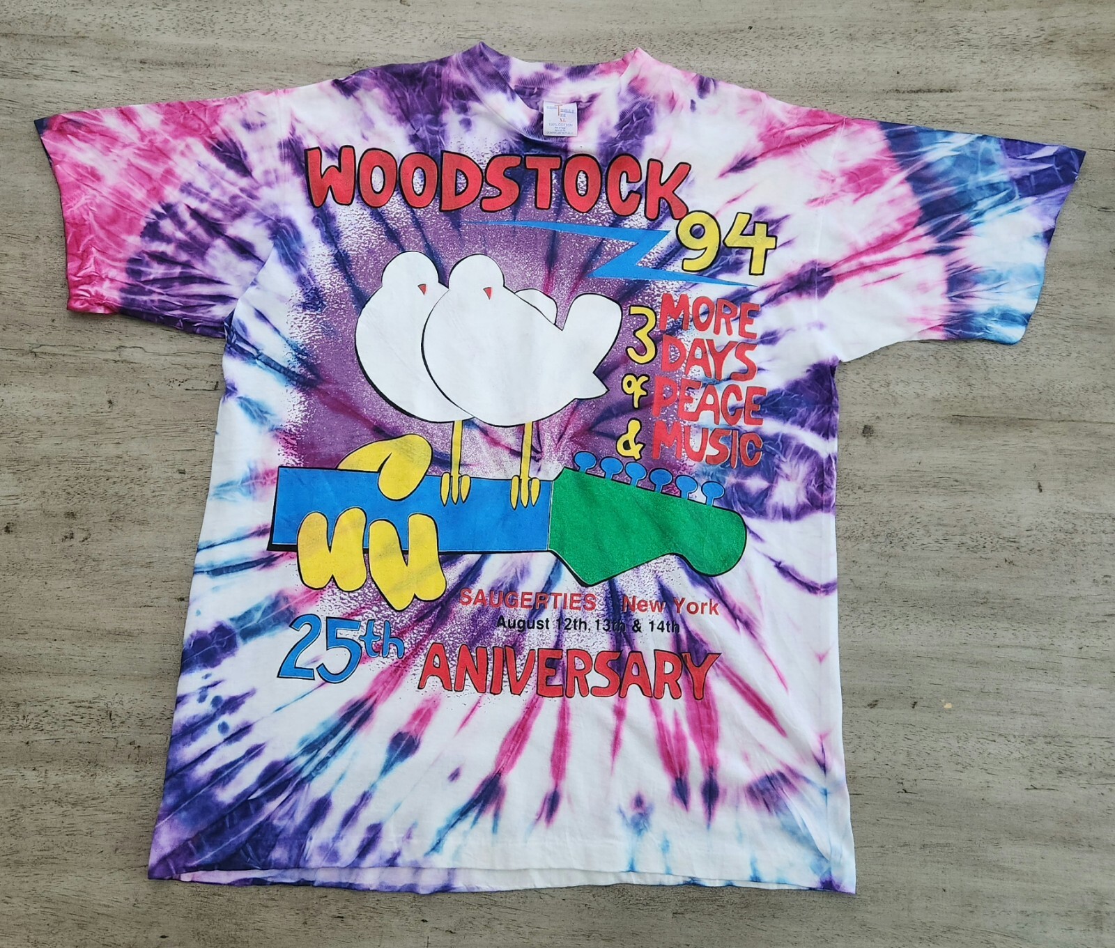 Woodstock '94 Festival vintage concert t-shirt